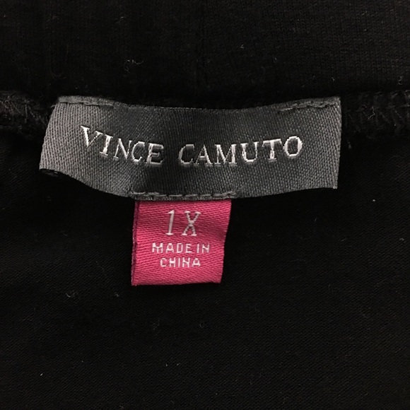 Vince Camuto Long Maxi Skirt Plus Size Black Split - Picture 7 of 8